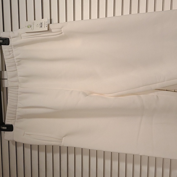 FLEECE JOGGER SWEAT PANTS winter white super soft w pockets NWT - Picture 6 of 6